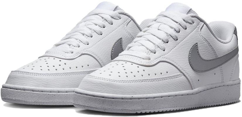 (W) ナイキ コートビジョンLow NN 白/メタリックシルバー DH3158-108 Lookbook (W) ナイキ コートビジョンLow NN 白/メタリックシルバー DH3158-108