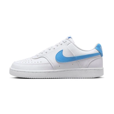 (W) Nike Court Vision Low Next Nature 'White University Blue'