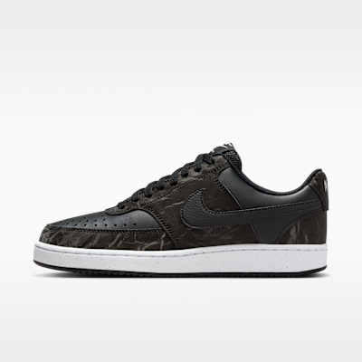 (Women) Nike Court Vision Low Next Nature Black/White/Black HQ4377-001