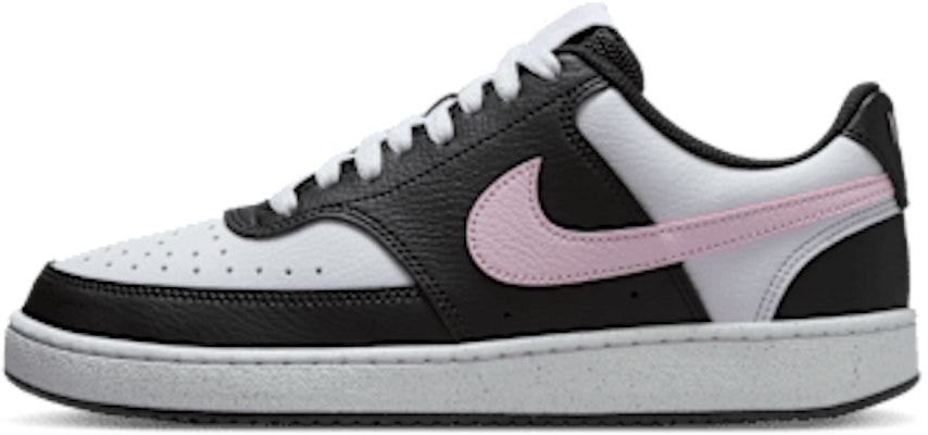 (Women) Nike Court Vision Low Next Nature Black/White/Pink Foam DH3158-008 Buy (Women) Nike Court Vision Low Next Nature Black/White/Pink Foam DH3158-008
