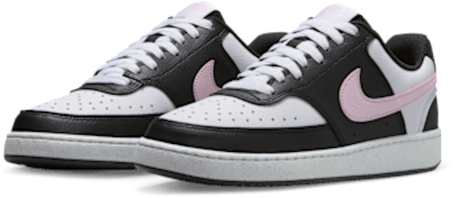 (Women) Nike Court Vision Low Next Nature Black/White/Pink Foam DH3158-008 Purchase (Women) Nike Court Vision Low Next Nature Black/White/Pink Foam DH3158-008