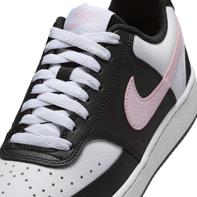 (Women) Nike Court Vision Low Next Nature Black/White/Pink Foam DH3158-008 Sizing (Women) Nike Court Vision Low Next Nature Black/White/Pink Foam DH3158-008