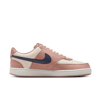 Lookbook (W) Nike Court Vision Low Next Nature Pink/Ivory/Gold/Navy Perempuan DH3158-606
