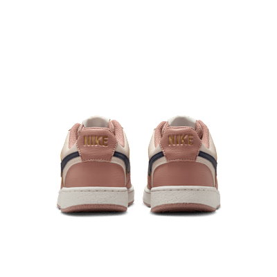 Details for (W) Nike Court Vision Low Next Nature Pink/Ivory/Gold/Navy Perempuan DH3158-606