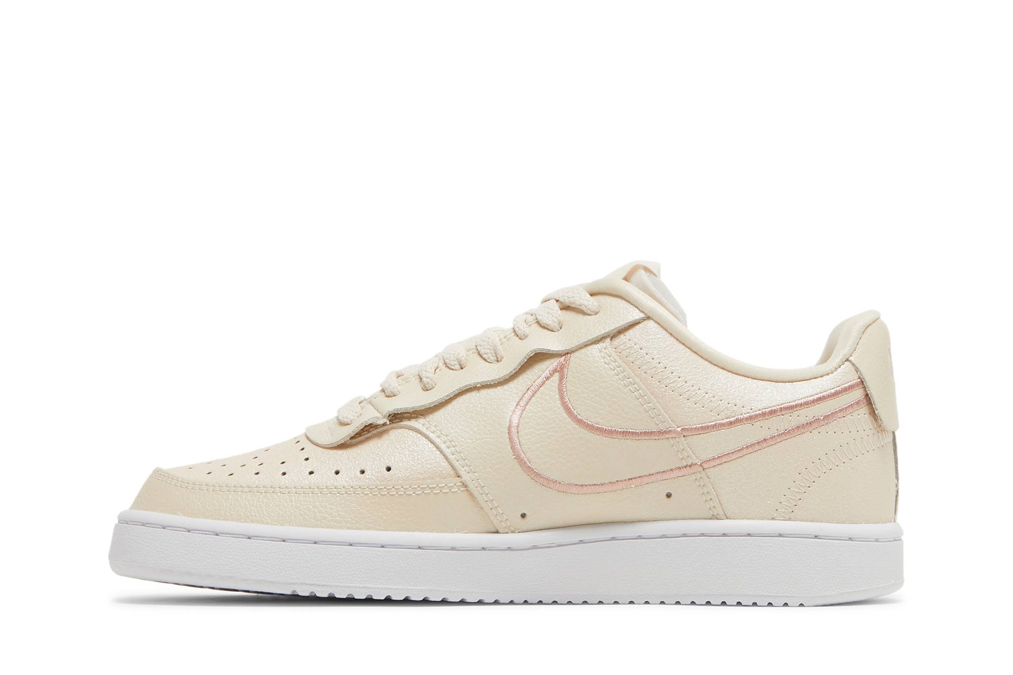 Lookbook Nike Court Vision Low 防滑耐磨 低筒 板鞋 女款 裸粉色