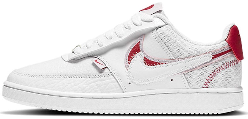 Nike Court Vision 1 雙鉤 鴛鴦 防滑輕便 低筒 板鞋 女款 白色 情人節限定款 Buy Nike Court Vision 1 雙鉤 鴛鴦 防滑輕便 低筒 板鞋 女款 白色 情人節限定款