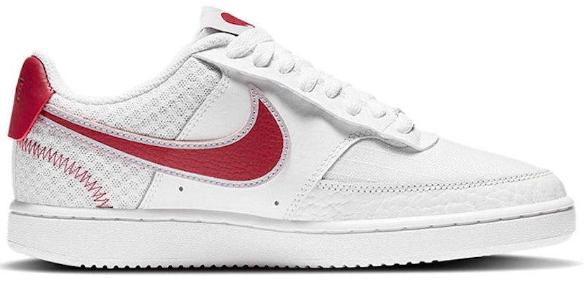 Nike Court Vision 1 雙鉤 鴛鴦 防滑輕便 低筒 板鞋 女款 白色 情人節限定款 Order Nike Court Vision 1 雙鉤 鴛鴦 防滑輕便 低筒 板鞋 女款 白色 情人節限定款