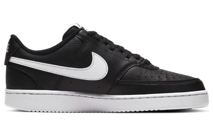 (W) Nike Court Vision Low-Top Sneakers Black/White 圖 2