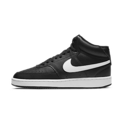 (W) Nike Court Vision Mid 'Black White'