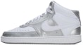 Buy (Women) Nike Court Vision Mid 'Metallic Silver White' CD5436-108
