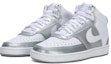 Order (Women) Nike Court Vision Mid 'Metallic Silver White' CD5436-108