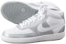 Shop (Women) Nike Court Vision Mid 'Metallic Silver White' CD5436-108