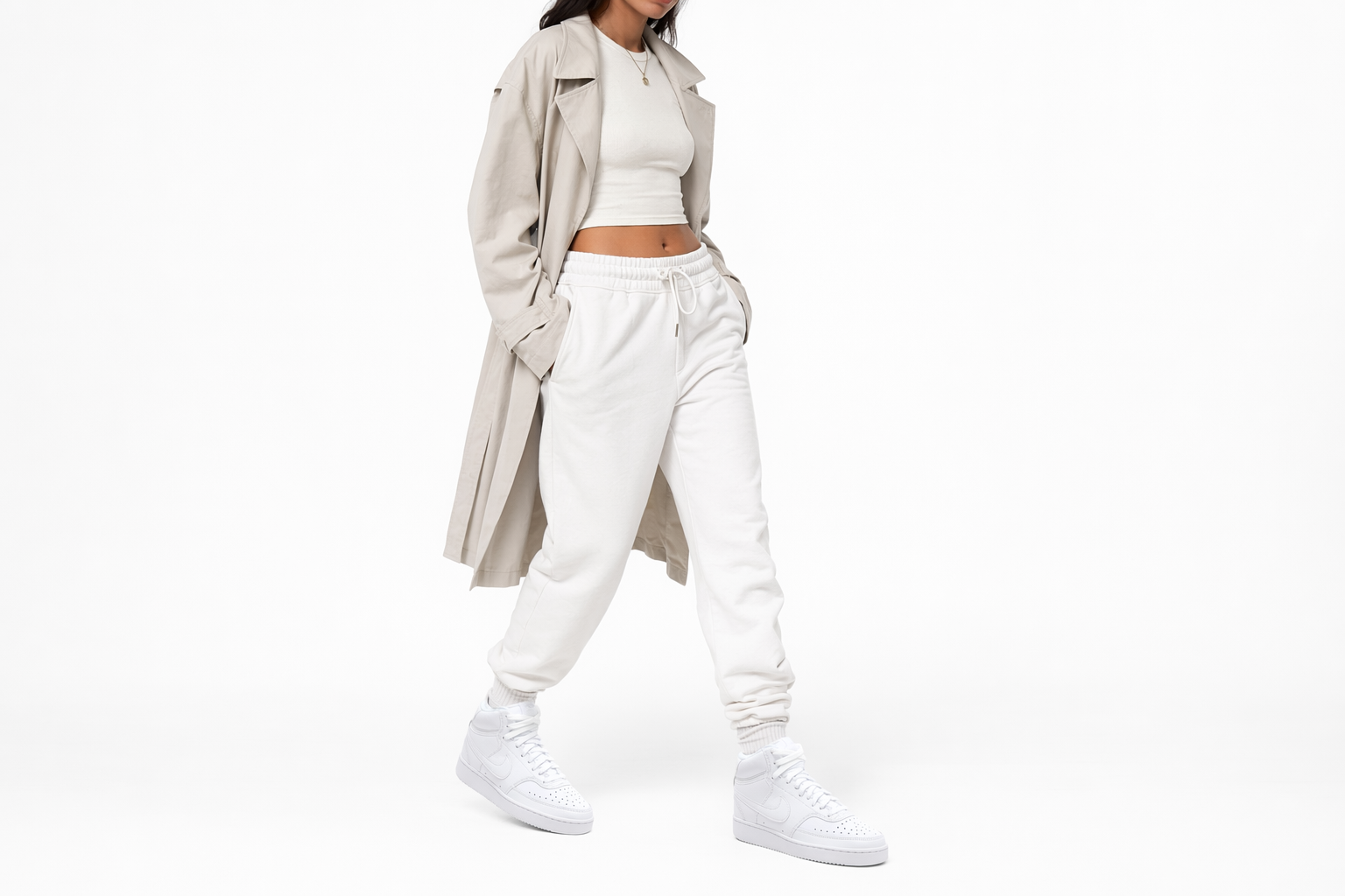 Order (Women) Nike Court Vision Mid 'Triple White' CD5436-100