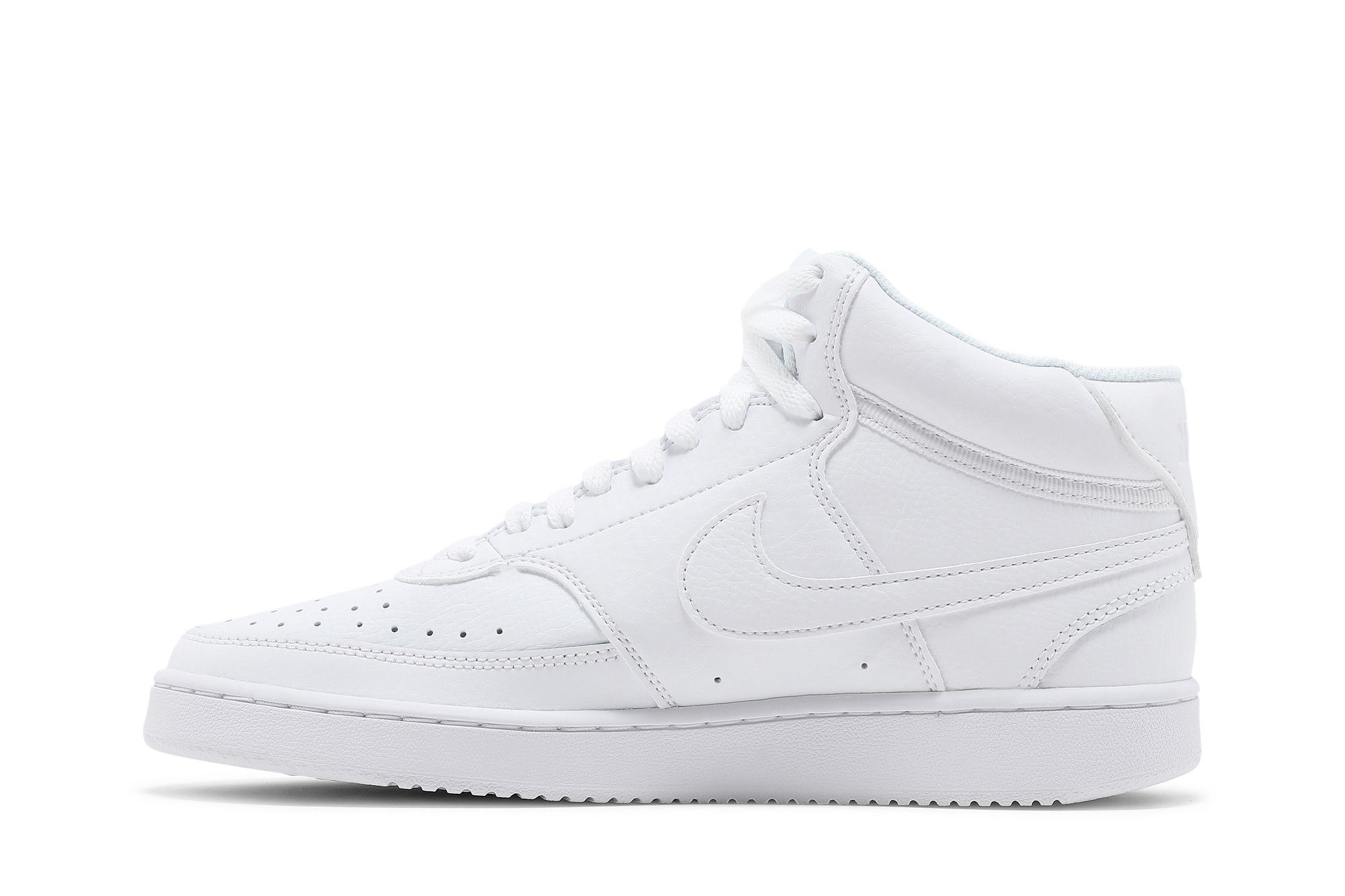 Shop (Women) Nike Court Vision Mid 'Triple White' CD5436-100