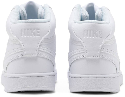 (Women) Nike Court Vision Mid 'Triple White' CD5436-100 Details for (Women) Nike Court Vision Mid 'Triple White' CD5436-100