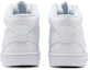 Sizing (Women) Nike Court Vision Mid 'Triple White' CD5436-100