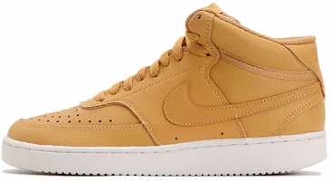 (Women) Nike Court Vision Mid Wheat 'Brown' CD5436-700 (Women) Nike Court Vision Mid Wheat 'Brown' CD5436-700