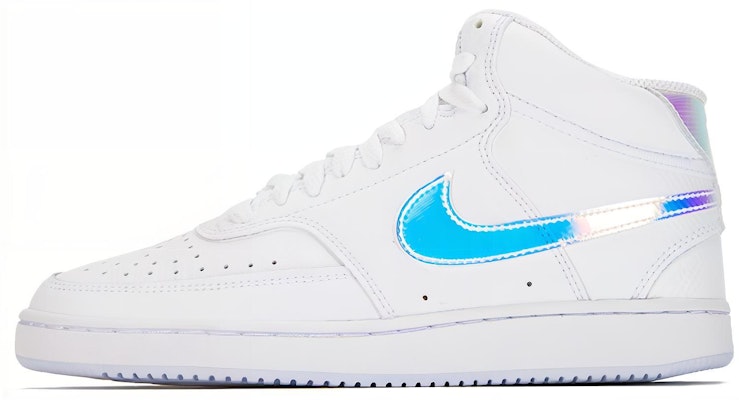 (Women) Nike Court Vision Mid 'White Iridescent' FD0819-100 Buy (Women) Nike Court Vision Mid 'White Iridescent' FD0819-100