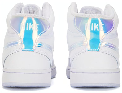 (W) Nike Court Vision Mid 'Putih Iridecent' FD0819-100 Shop (W) Nike Court Vision Mid 'Putih Iridecent' FD0819-100