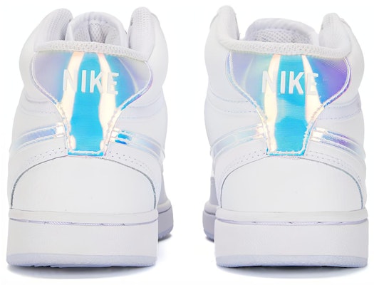 (Women) Nike Court Vision Mid 'White Iridescent' FD0819-100 Shop (Women) Nike Court Vision Mid 'White Iridescent' FD0819-100