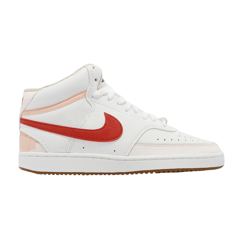 Buy (W) Nike Court Vision Mid 'Blanco Rojo Universitario' FD9915-161