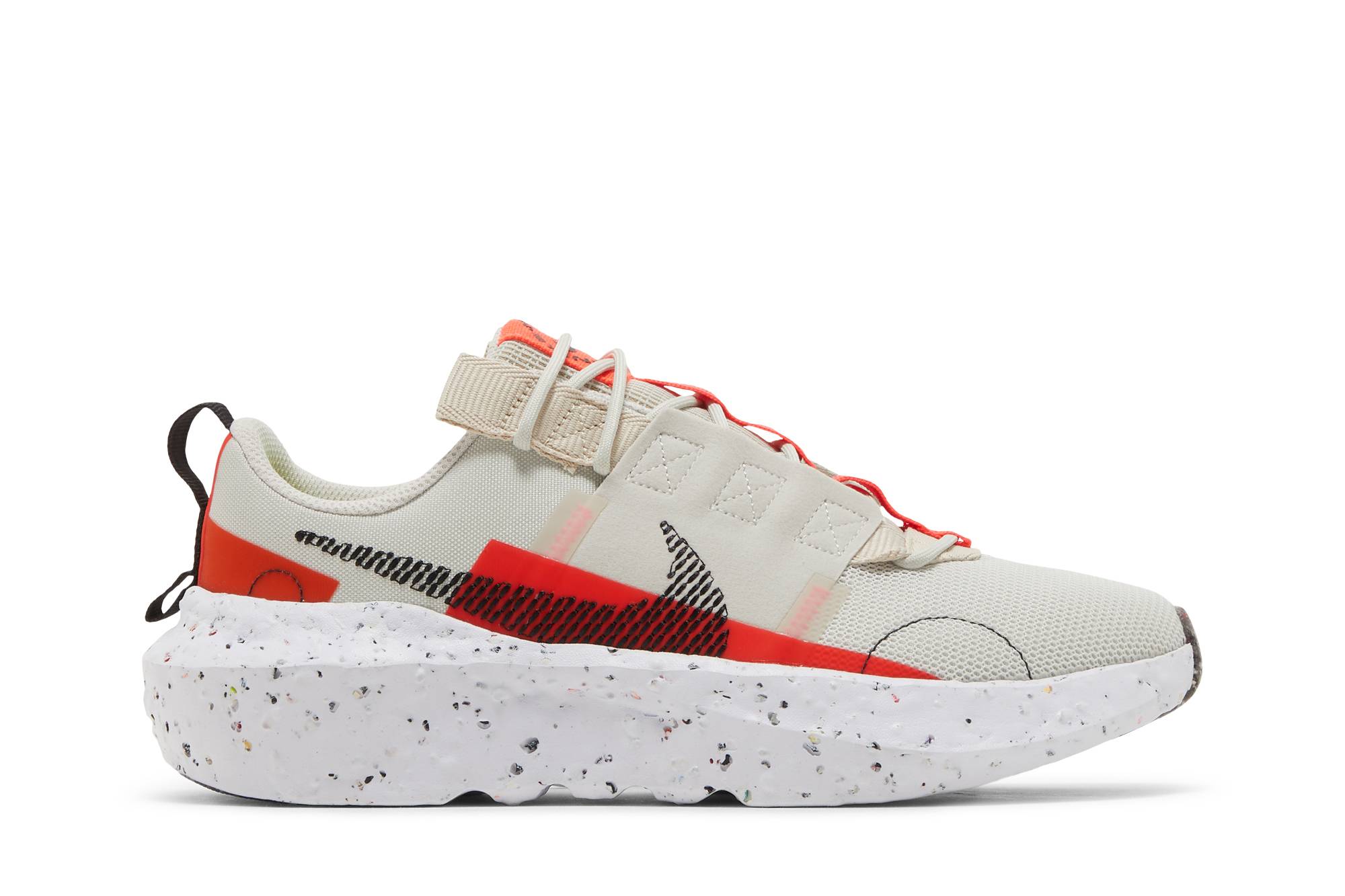 (Women) Nike Crater Impact 'Light Bone Bright Crimson' CW2386-003