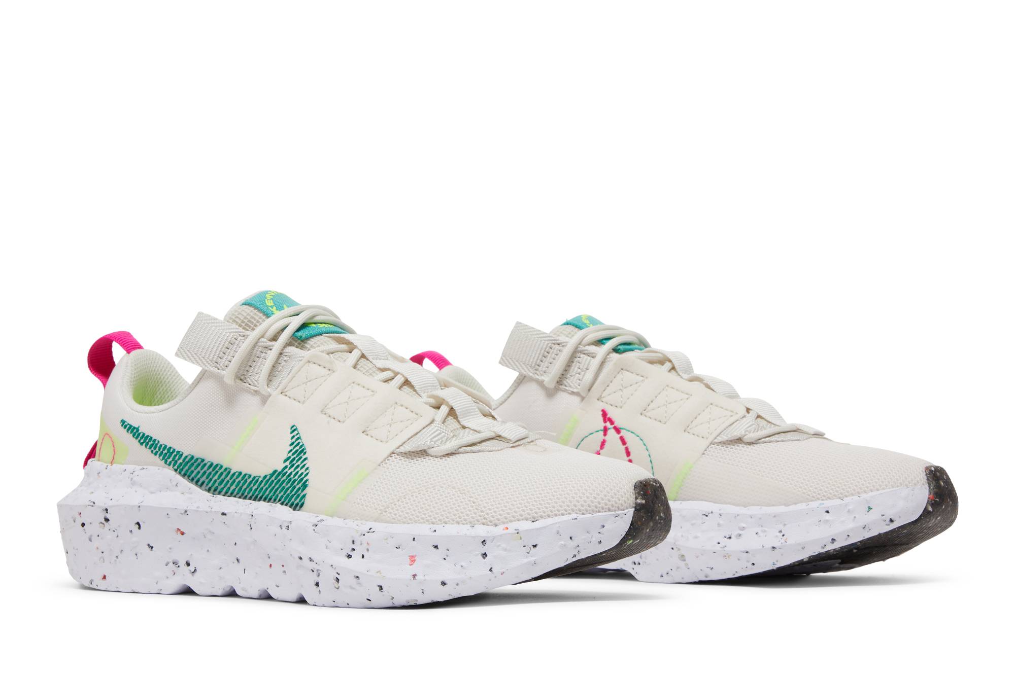 Cheap Nike Crater Impact 低筒 運動休閒鞋 女款 灰綠黃