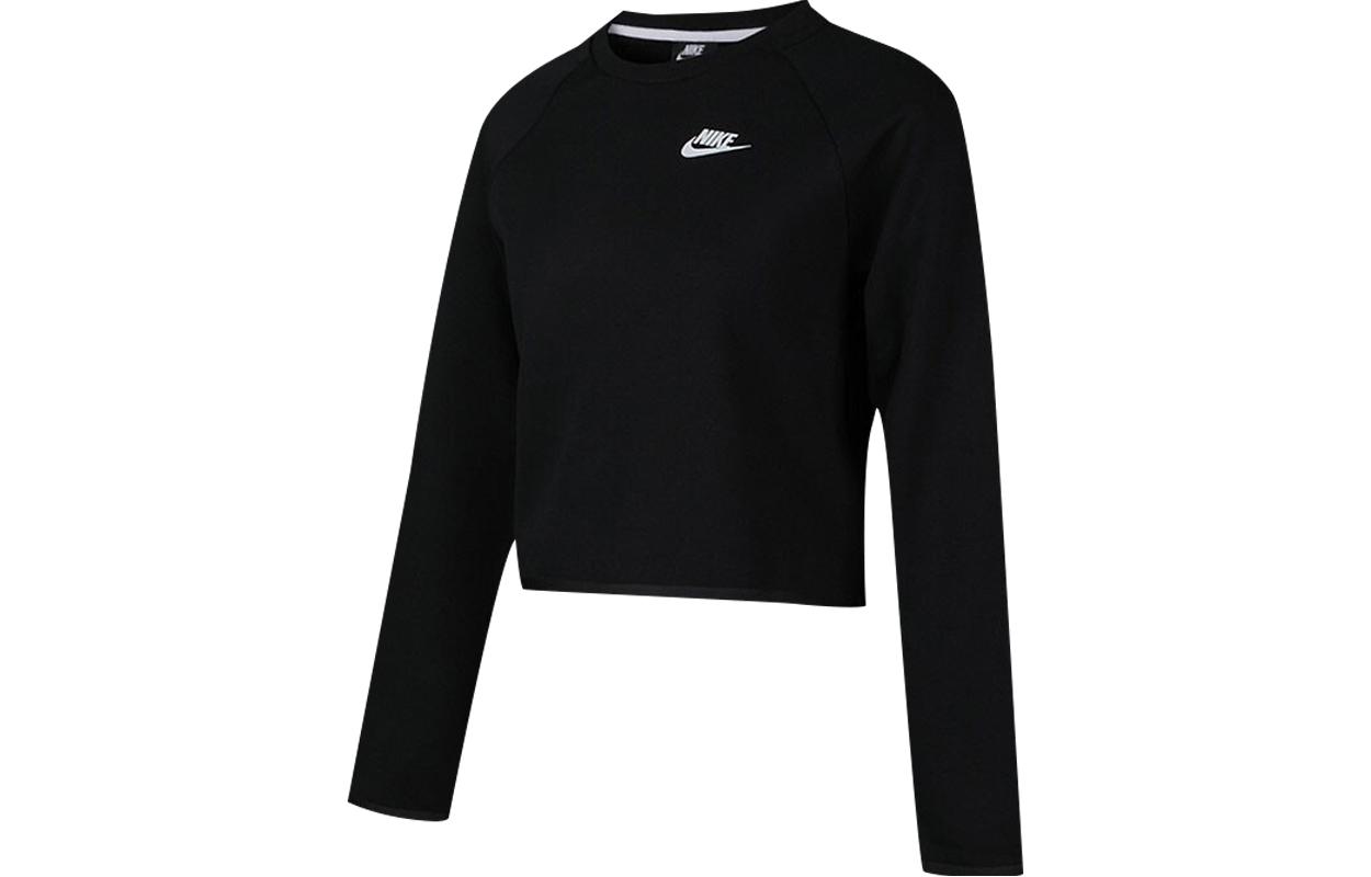 (Women) Nike Cropped Pullover Hoodie Black BV3452-010 圖 2