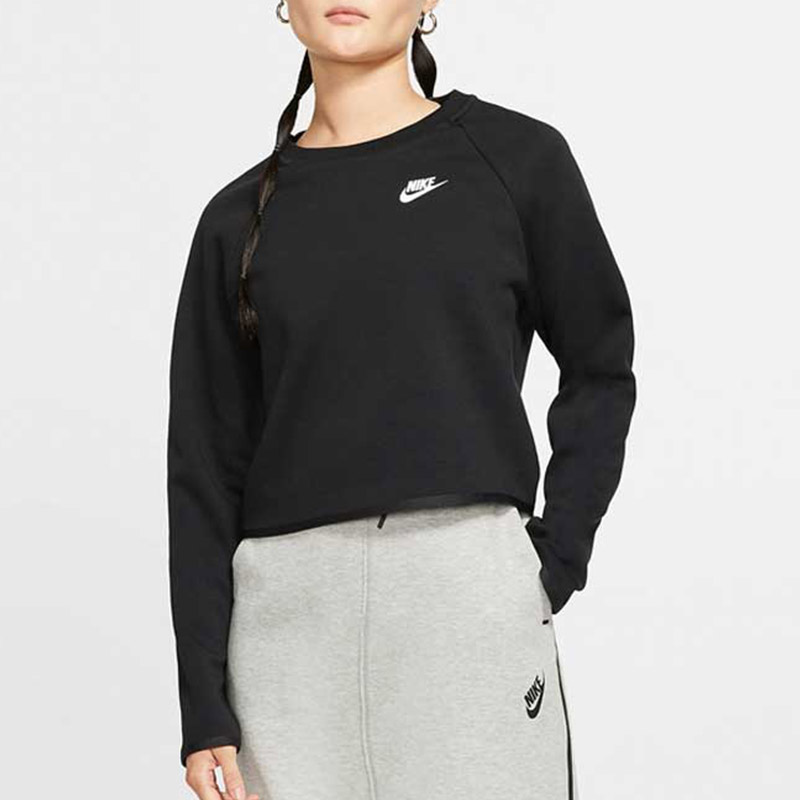 (Women) Nike Cropped Pullover Hoodie Black BV3452-010 圖 4