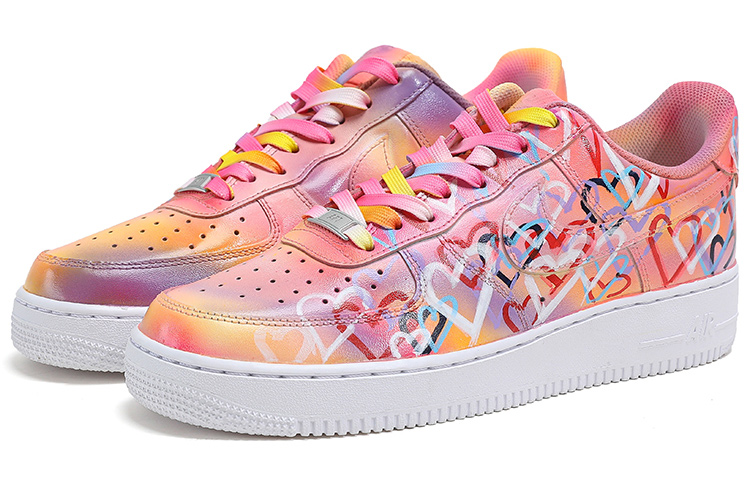 (W) Nike Custom Air Force 1 Low 'Valentine's Day - Peach Heart' 圖 4