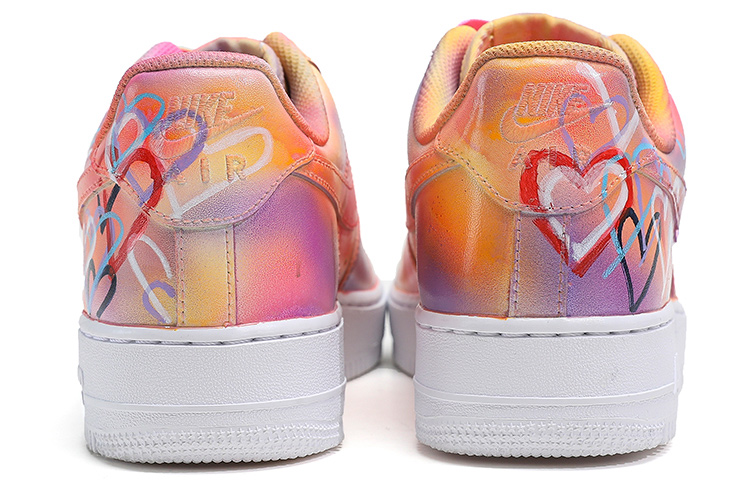 (W) Nike Custom Air Force 1 Low 'Valentine's Day - Peach Heart' 圖 5