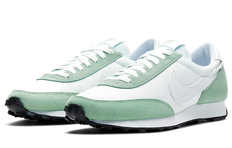 Lookbook 耐吉 Daybreak 耐磨防滑 華夫跑步鞋 女款 白綠