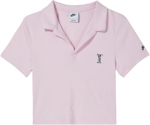 (Women) Nike Dopamine Cropped Polo T-Shirt Foam Pink Casual Comfort Wear HJ6852-663 Buy (Women) Nike Dopamine Cropped Polo T-Shirt Foam Pink Casual Comfort Wear HJ6852-663
