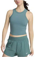 (Women) Nike Double Coast Reflective Mini Logo Cropped Tank Top FN2806-361 (Women) Nike Double Coast Reflective Mini Logo Cropped Tank Top FN2806-361