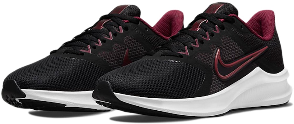 (Women) Nike Downshifter 11 'Black Dark Beetroot' CW3413-005 Lookbook (Women) Nike Downshifter 11 'Black Dark Beetroot' CW3413-005