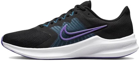 (Women) Nike Downshifter 11 'Black Dark Iris' CW3413-009 (Women) Nike Downshifter 11 'Black Dark Iris' CW3413-009