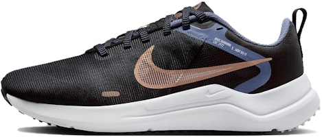 (Women) Nike Downshifter 12 'Black Diffuse Blue Bronze' DD9294-010 (Women) Nike Downshifter 12 'Black Diffuse Blue Bronze' DD9294-010