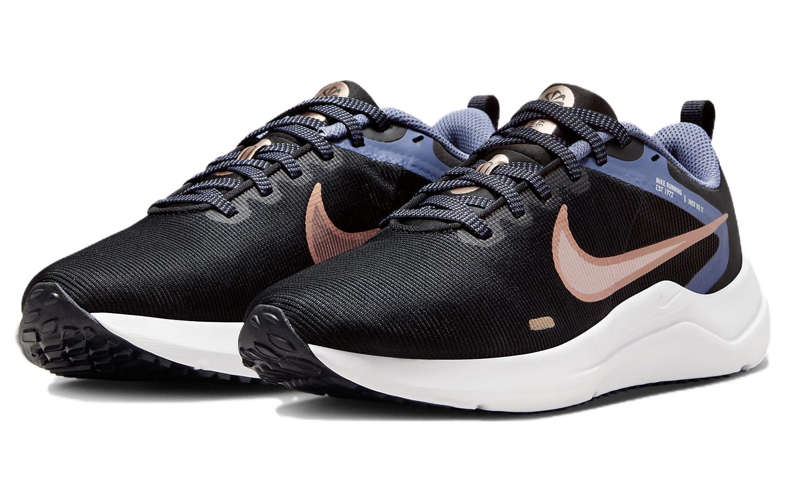 (W) Nike Downshifter 12 'Black Diffuse Blue Bronze' 圖 3