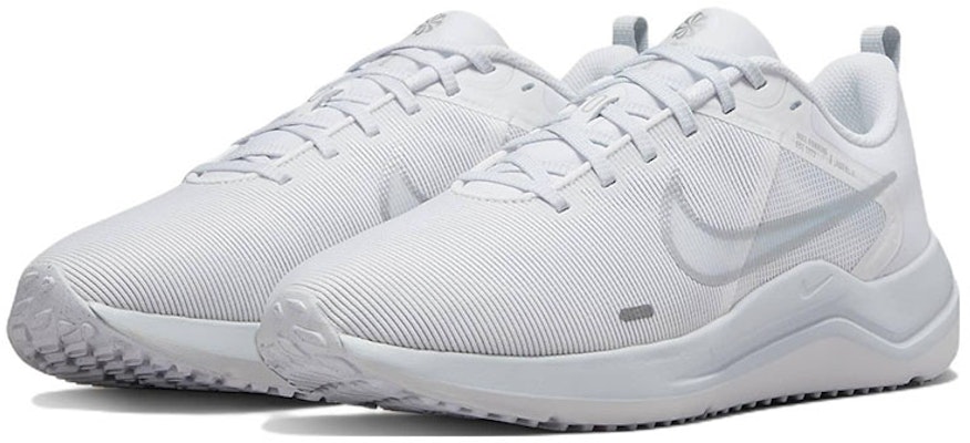 (Women) Nike Downshifter 12 'White Pure Platinum' DD9294-100 Lookbook (Women) Nike Downshifter 12 'White Pure Platinum' DD9294-100