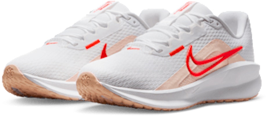 (Women) Nike Downshifter 13 Sneakers White/Washed Coral/Bright Crimson FD6476-105 Purchase (Women) Nike Downshifter 13 Sneakers White/Washed Coral/Bright Crimson FD6476-105