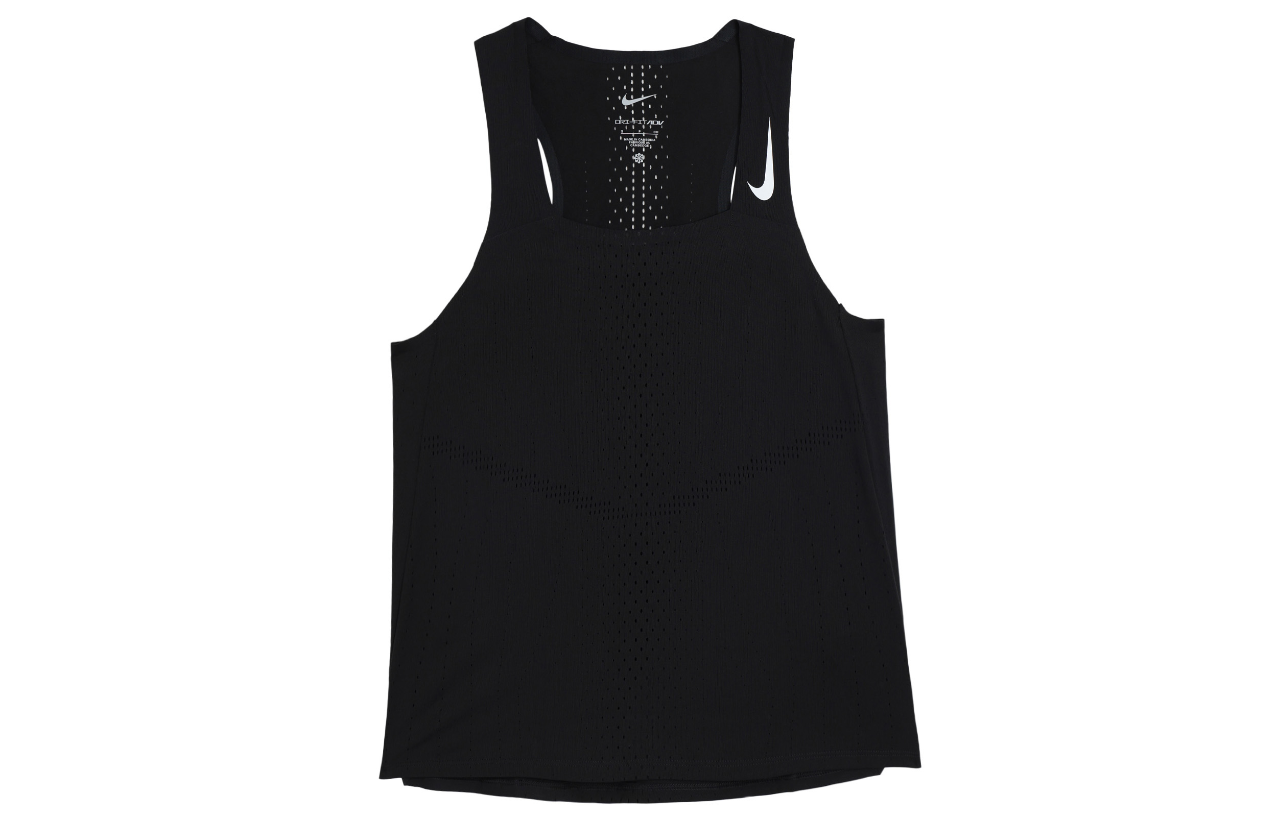 (Women) Nike Dri-Fit ADV AeroSwift Logo Square Neck Tank Top Women’s Black DM7551-010