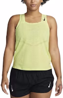 (Women) Nike Dri-FIT ADV AeroSwift Square-Neck Tank Top Fluorescent Yellow. DM7551-736 (Women) Nike Dri-FIT ADV AeroSwift Square-Neck Tank Top Fluorescent Yellow. DM7551-736
