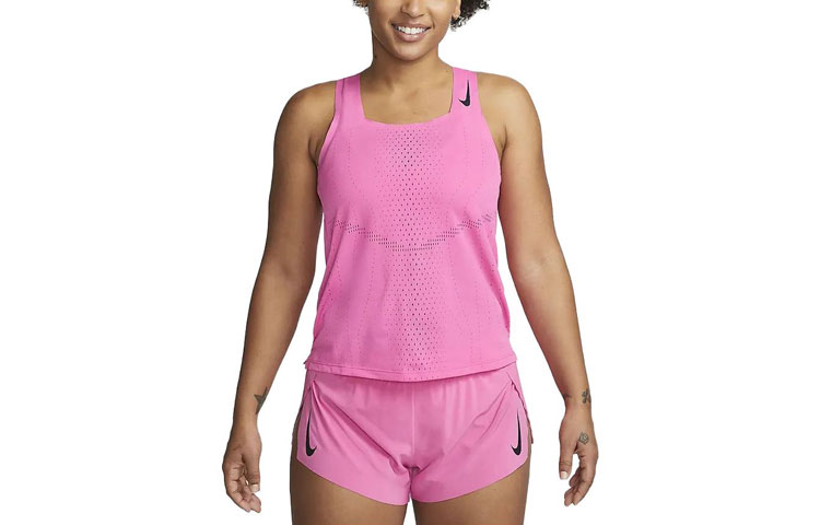 (Women) Nike Dri-FIT ADV AeroSwift Square Neck Tank Top Women’s Violet DM7551-606