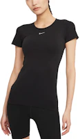 (Women) Nike Dri-Fit Adv Aura Black Slim-Fit Quick-Dry Sports T-Shirt DD0589-010