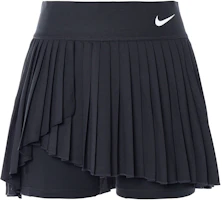 (Women) Nike Dri-Fit Advantage Black High-Waist Tennis Pleated Skirt. DR6850-010 (Women) Nike Dri-Fit Advantage Black High-Waist Tennis Pleated Skirt. DR6850-010
