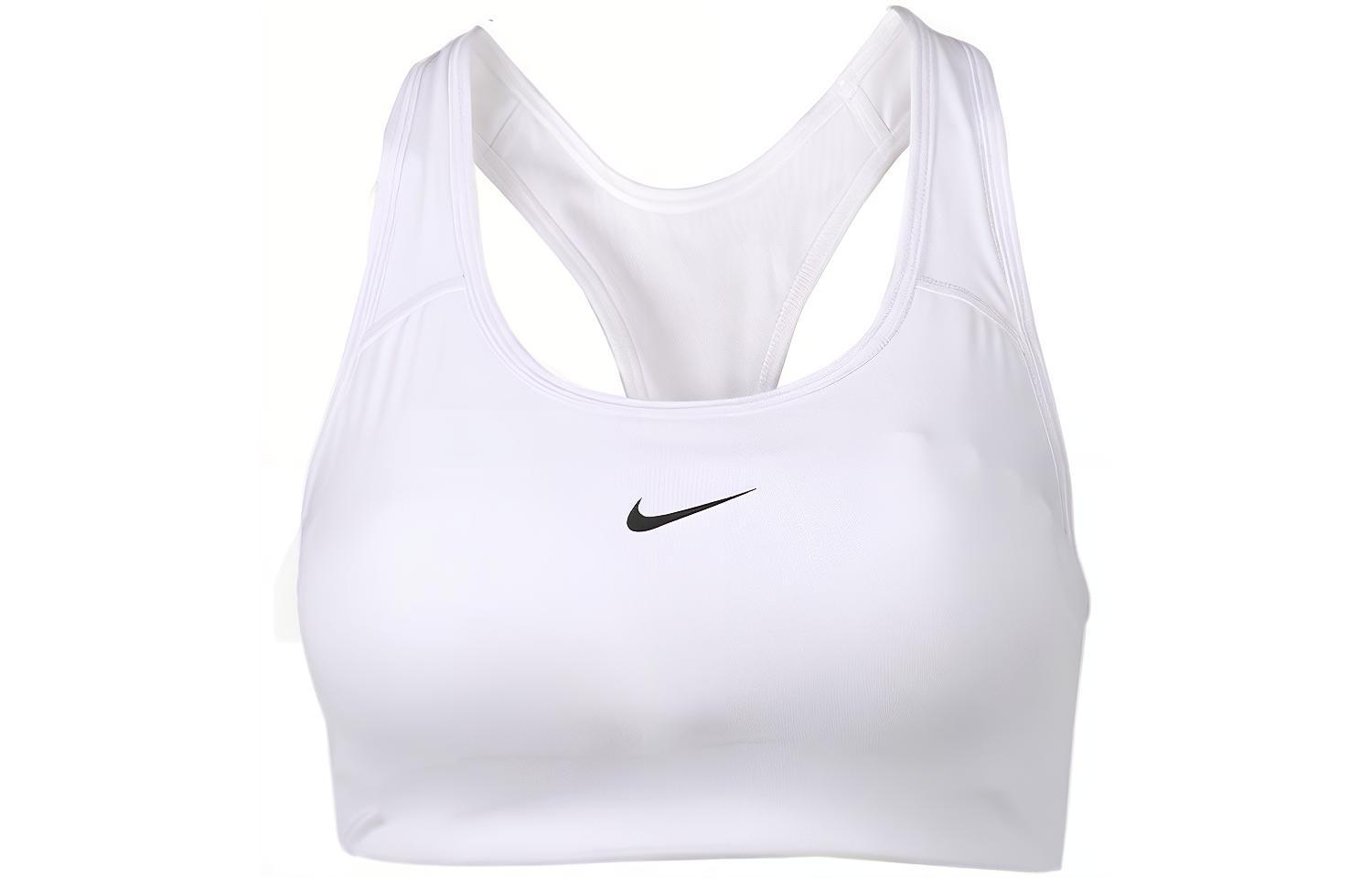 (Women) Nike Dri-Fit Medium Support Sports Bra Women’s White BV3637-100