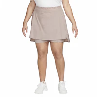(Women) Nike Dri-Fit Mid-Rise Training Skort Gray Beige Casual Sports Shorts FD7777-272 (Women) Nike Dri-Fit Mid-Rise Training Skort Gray Beige Casual Sports Shorts FD7777-272