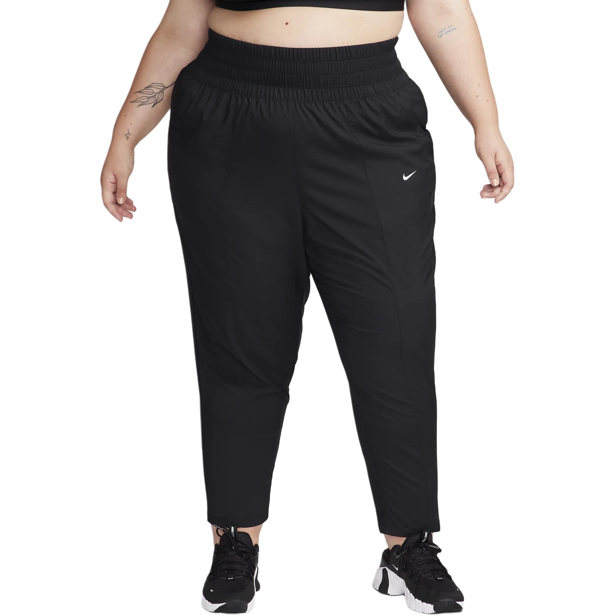 (Women) Nike Dri-Fit One Ultra High-Waisted Pants Black Casual Loose Fit. FB5020-010