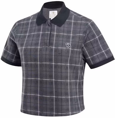 (Women) Nike Dri-FIT Plaid Short-Sleeve Polo Shirt IO0351-010 Buy (Women) Nike Dri-FIT Plaid Short-Sleeve Polo Shirt IO0351-010