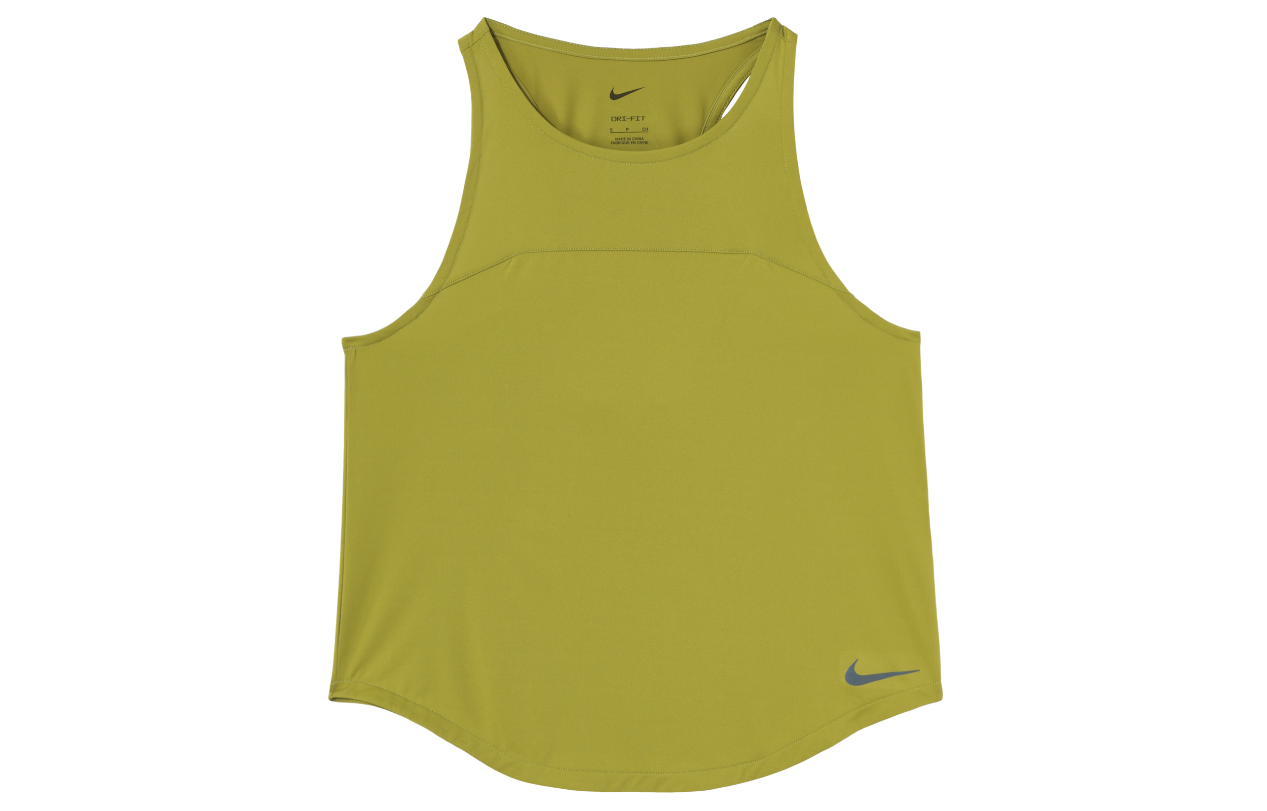 (Women) Nike DRI-FIT Reflective Logo Tank Top Moss Green. DX0277-390